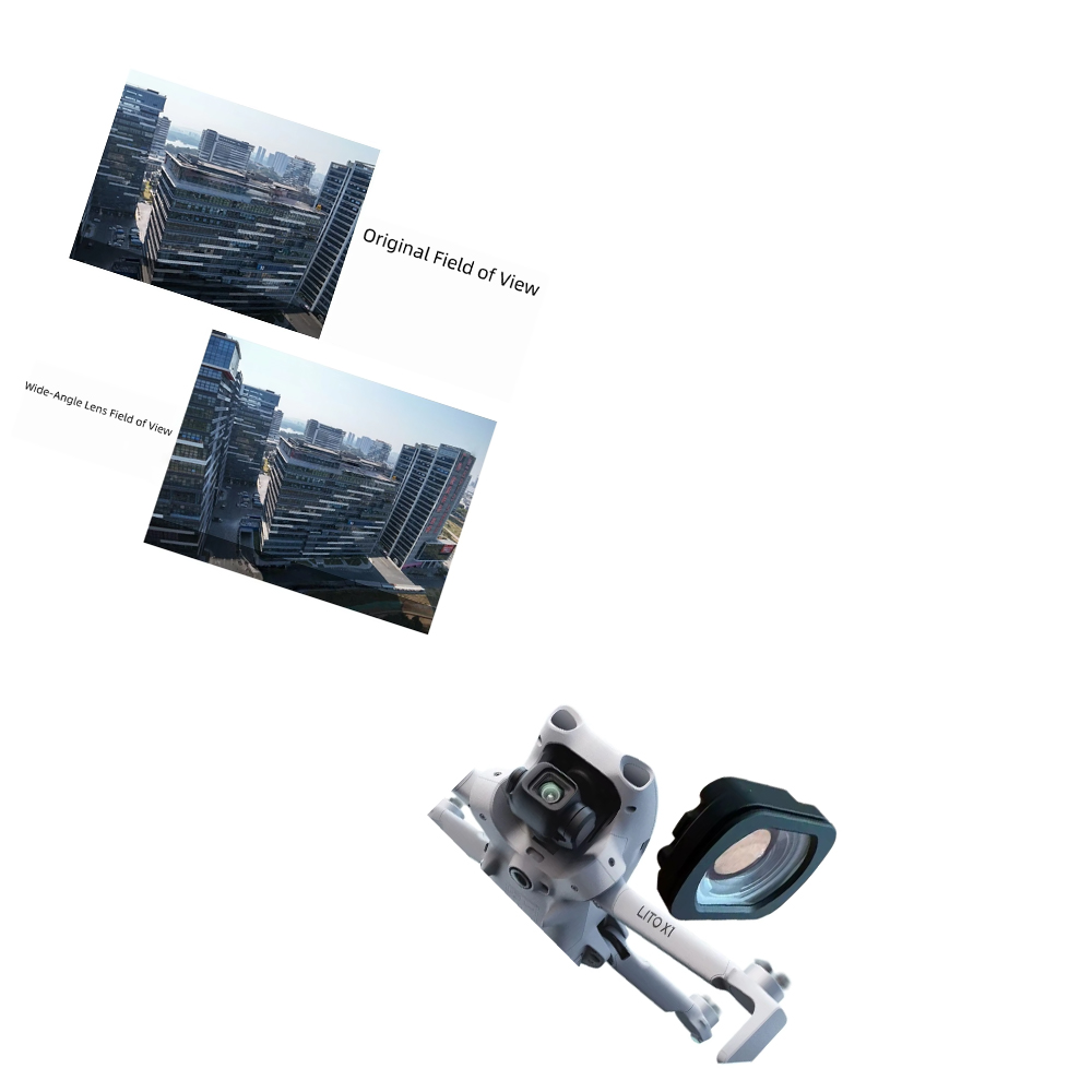 Wide Angle Lens for DJI Lito x - огляд і ціна Drone Camera Wide Angle