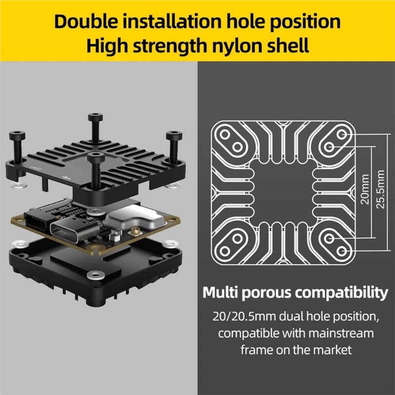 Heatsink Aluminum Parts Wide-A - огляд і ціна Drone Camera Wide Angle