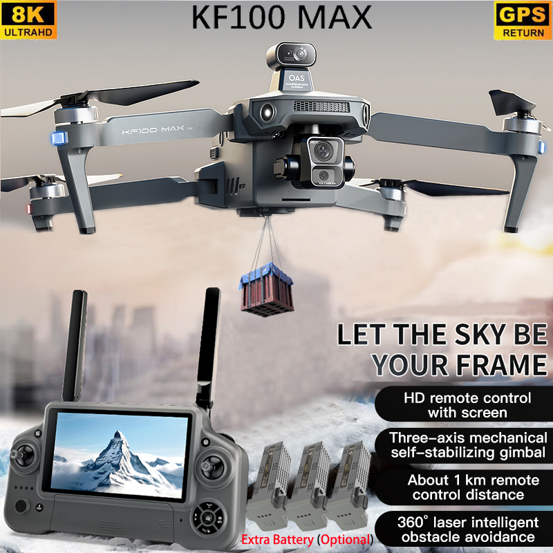 KF100 MAX GPS Drone 4K Camera  - огляд і ціна Drone Camera 4K