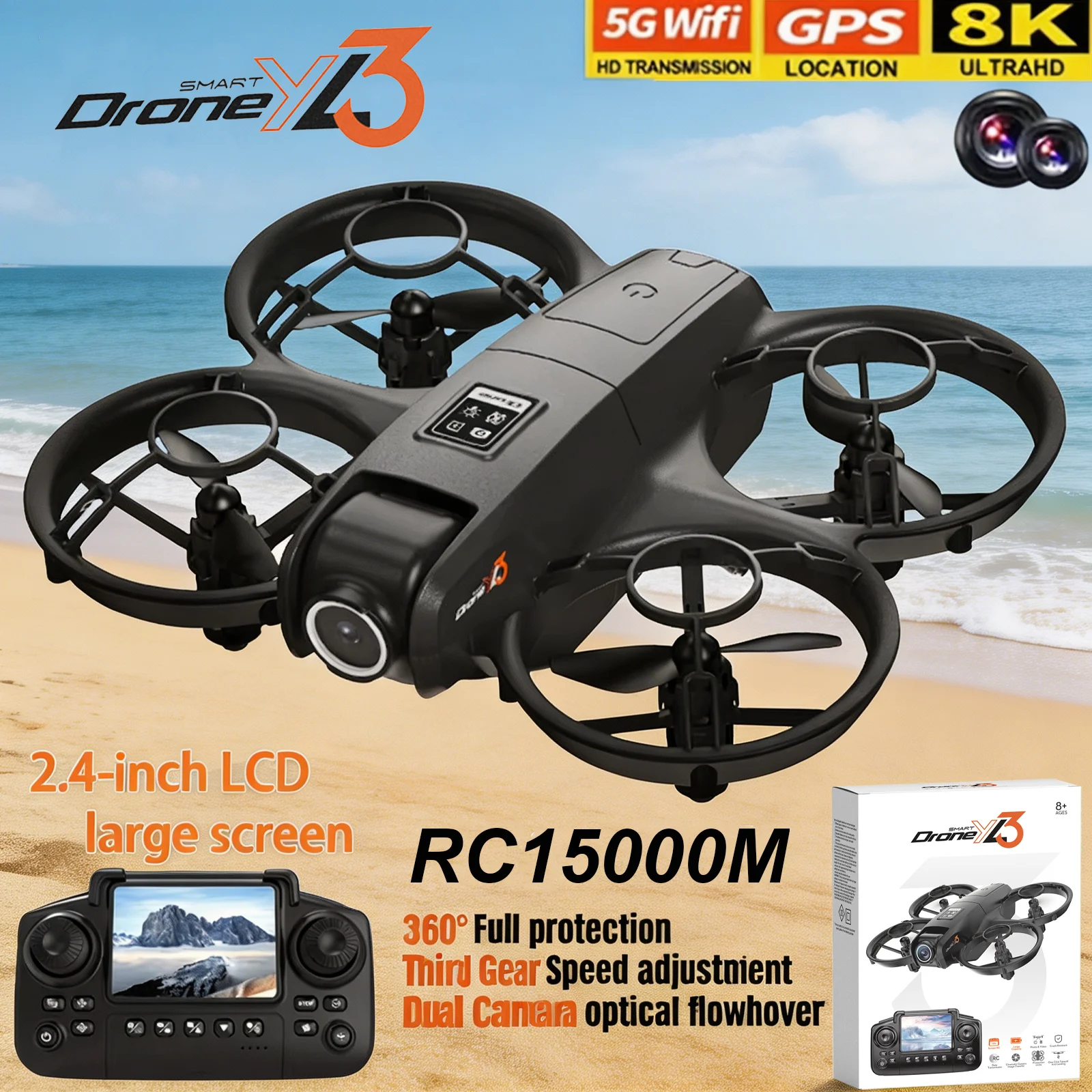 New YL3 RC Drone 8K 1080P Wide - огляд і ціна Drone Camera Lens