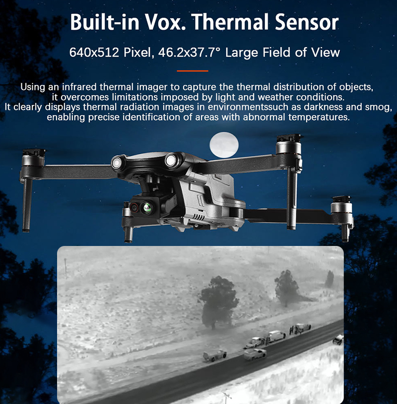 New Arrival 640x512 FPV Drone  - огляд і ціна Drone Camera Thermal